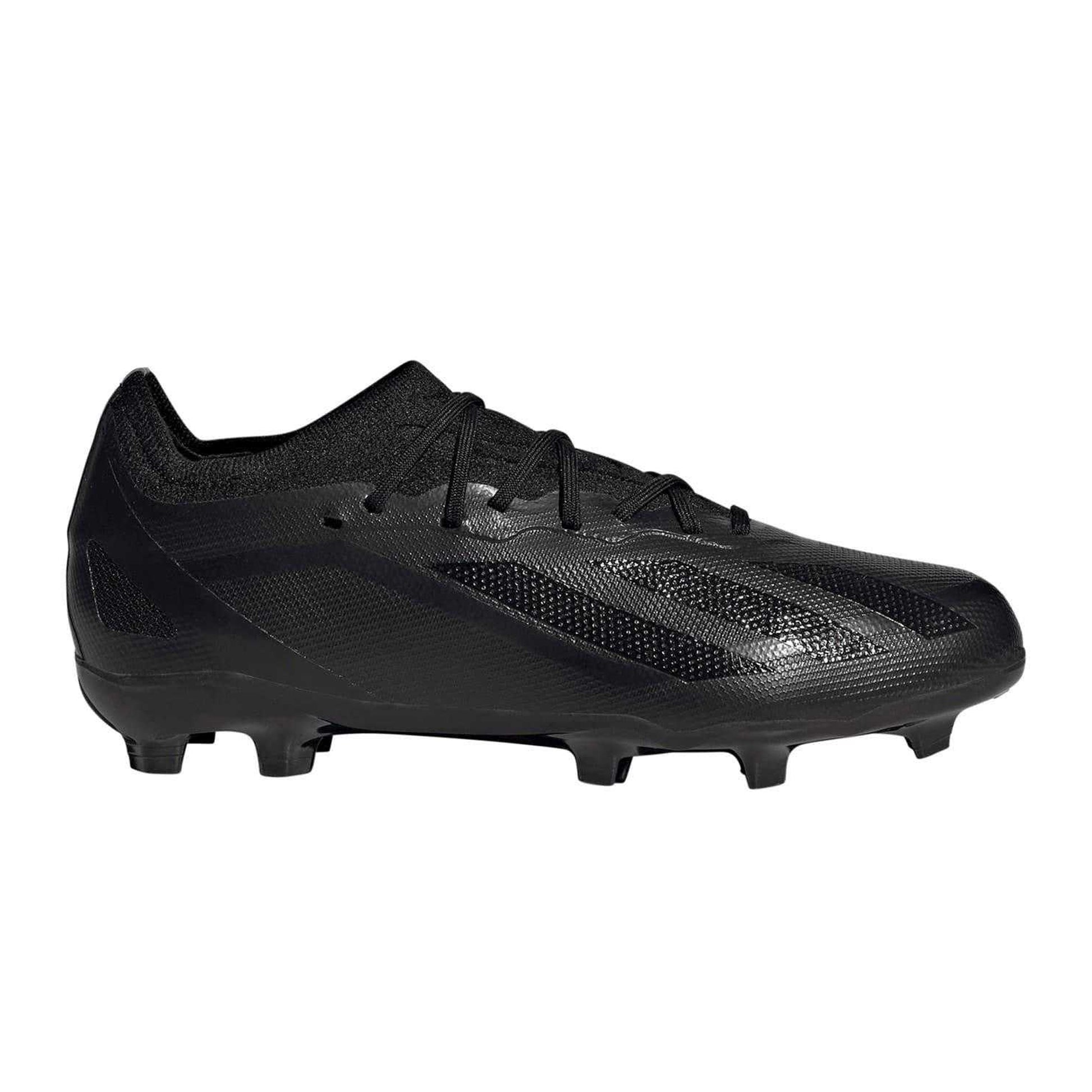 Black - Front - Adidas Childrens-Kids X Crazyfast Elite Firm Ground Football Boots