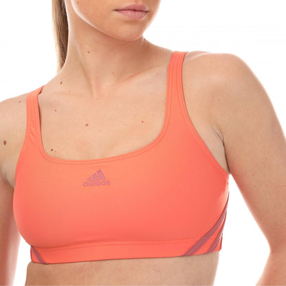 Pink - Side - Adidas Womens-Ladies Two-Piece Swimsuit