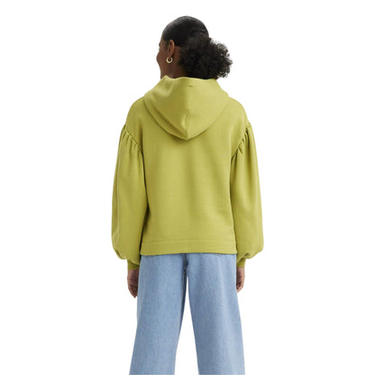 Moss - Back - Levis Womens-Ladies Relaxed Fit Balloon Sleeve Hoodie