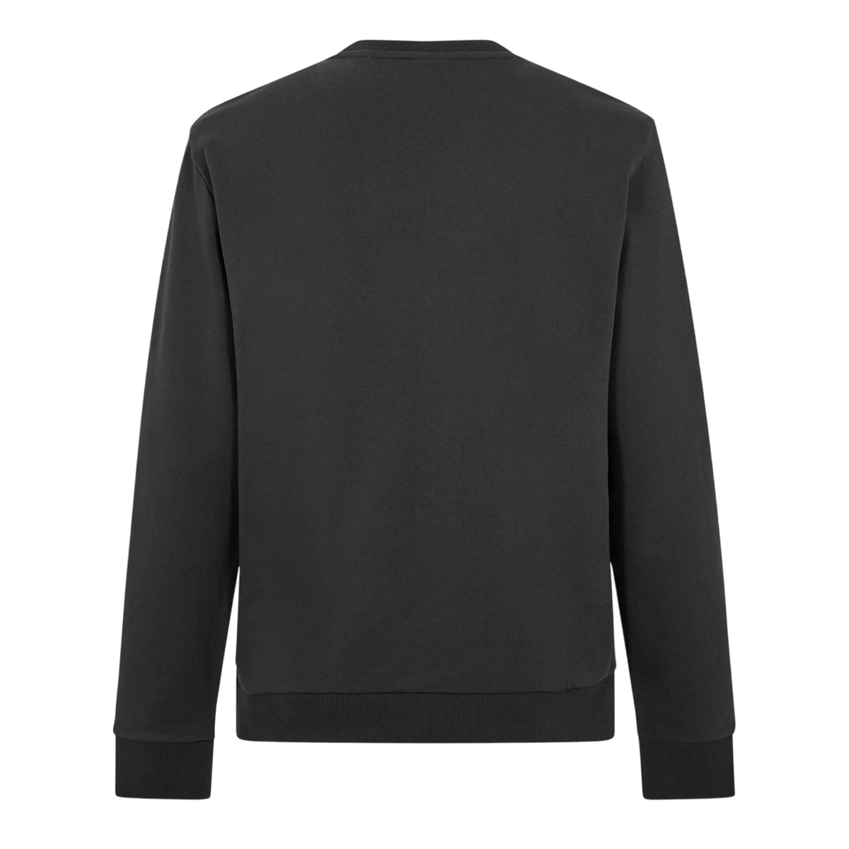 Black - Back - Boss Mens Stitch Crew Neck Sweatshirt