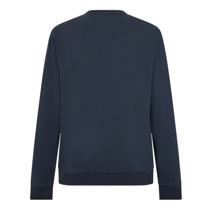 Navy - Back - Boss Mens Stitch Crew Neck Sweatshirt