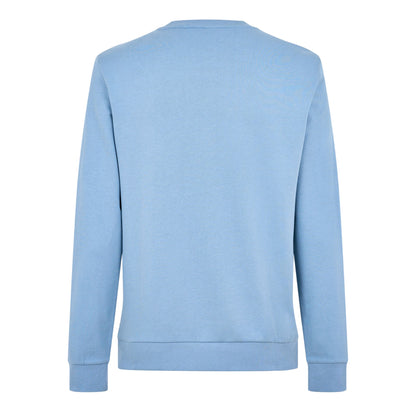 Pastel Blue - Back - Boss Mens Stitch Crew Neck Sweatshirt