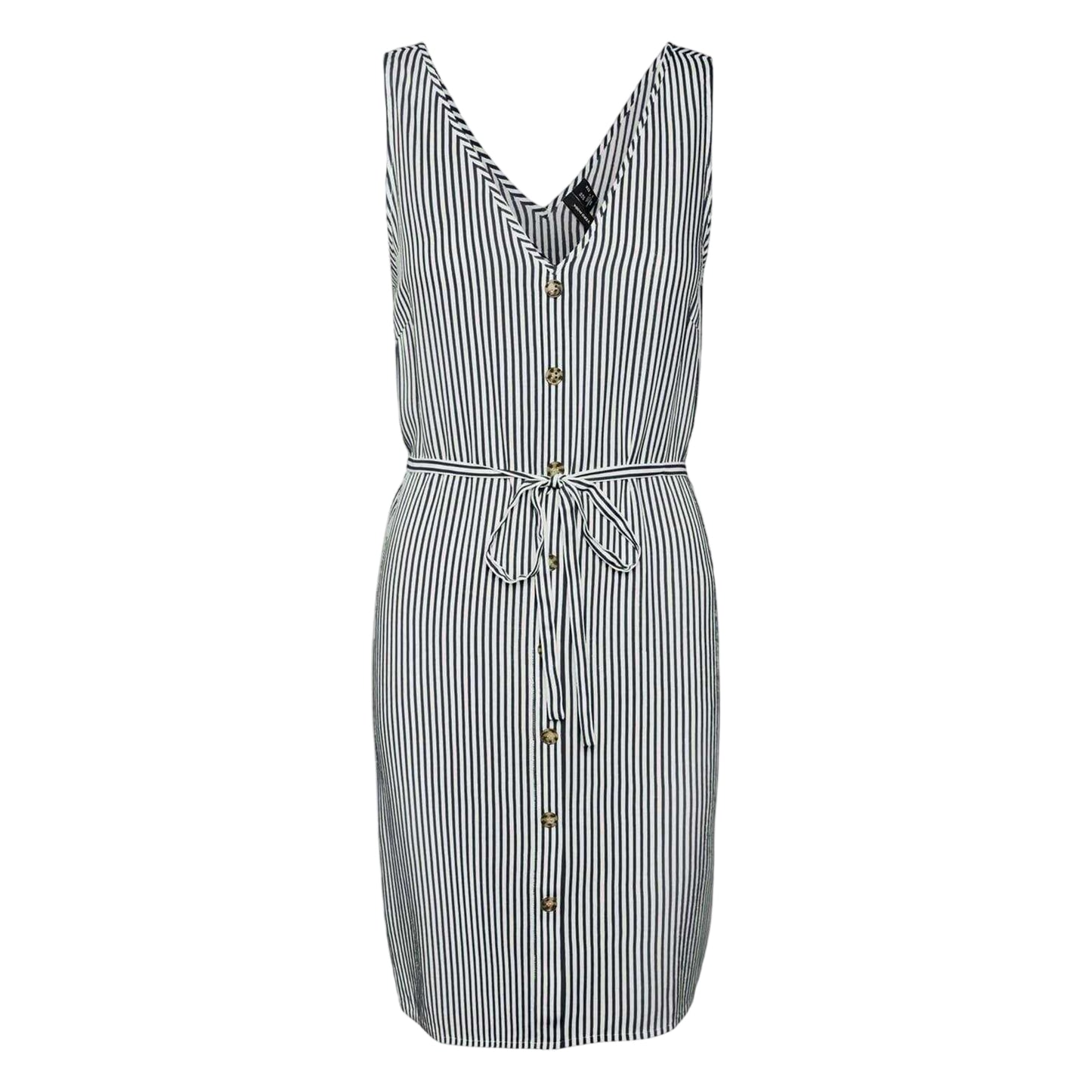 Snow White - Front - Vero Moda Womens-Ladies Striped A-line Mini Dress