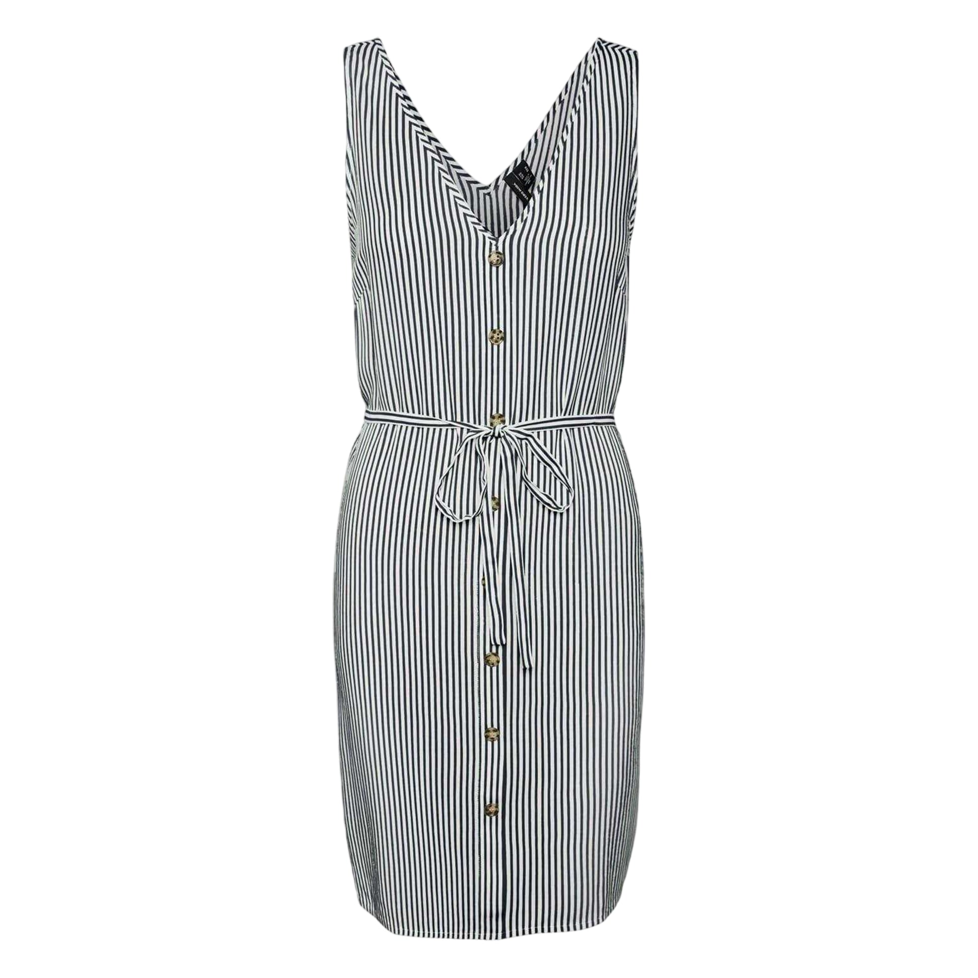 Snow White - Front - Vero Moda Womens-Ladies Striped A-line Mini Dress