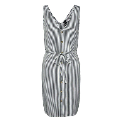 Snow White - Front - Vero Moda Womens-Ladies Striped A-line Mini Dress