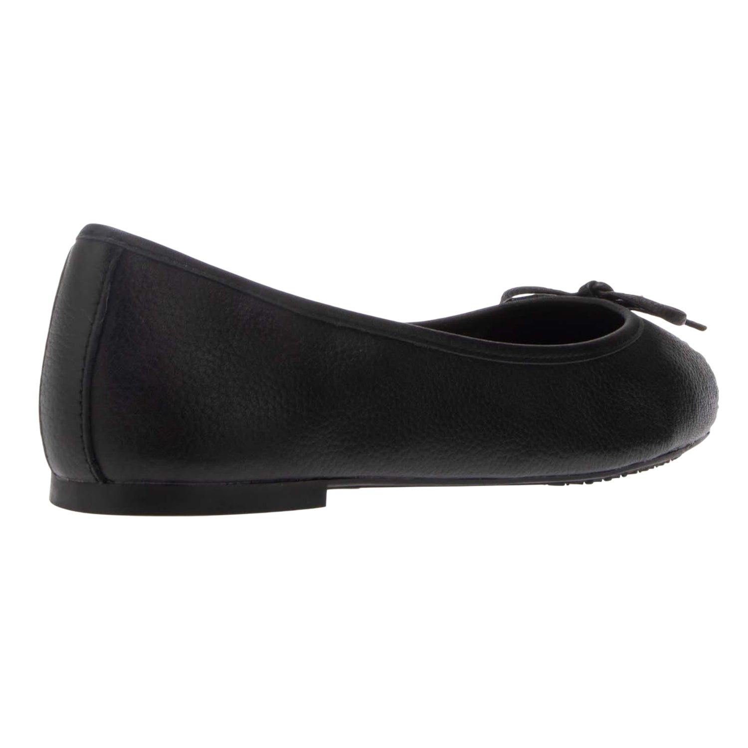 Black - Back - Dune London Womens-Ladies Harpington Leather Ballerina Flats