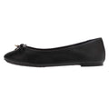 Black - Lifestyle - Dune London Womens-Ladies Harpington Leather Ballerina Flats