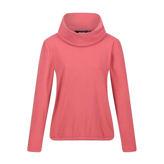 Mineral Red - Front - Regatta Womens-Ladies Cowl Neck Sweatshirt
