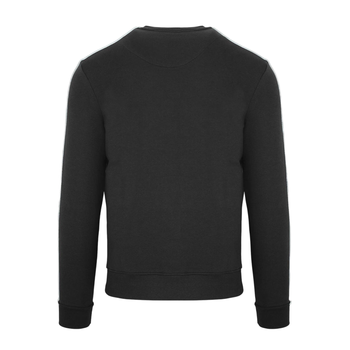 Black - Back - Aquascutum Mens Script Crew Neck Regular Sweatshirt