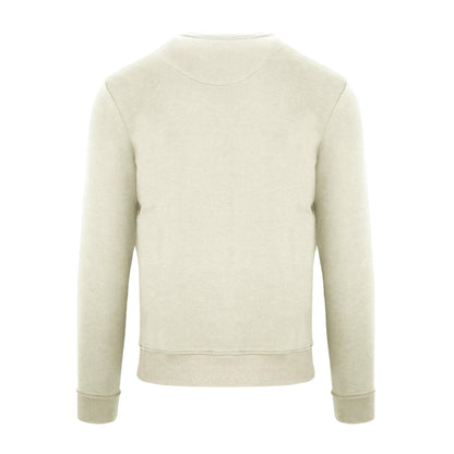 Butter - Back - Aquascutum Mens Script Crew Neck Regular Sweatshirt