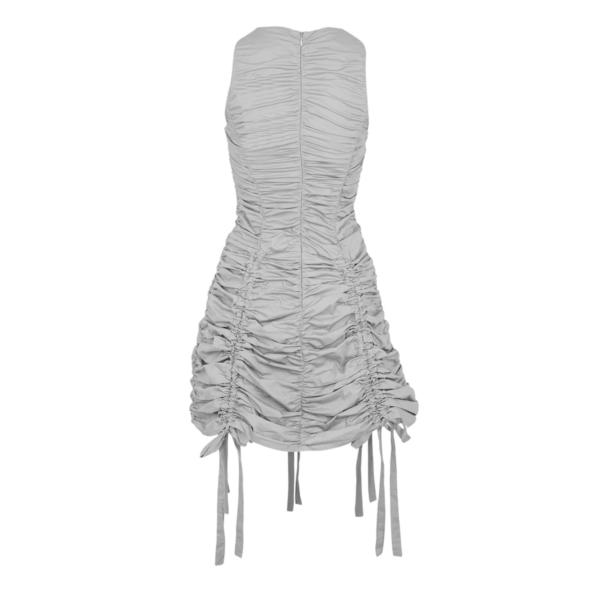 Grey - Back - AmyLynn Womens-Ladies Erin Mini Dress