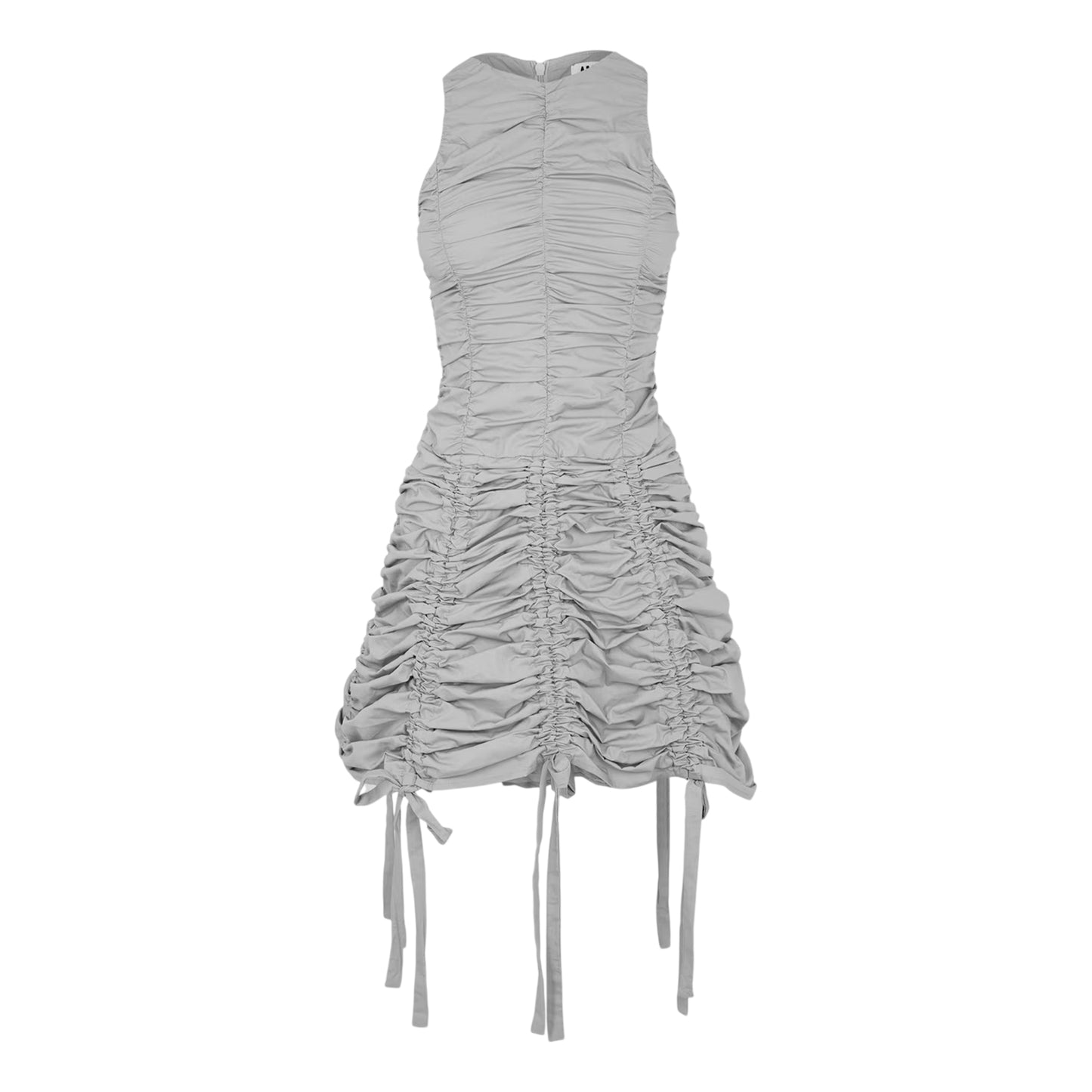 Grey - Front - AmyLynn Womens-Ladies Erin Mini Dress