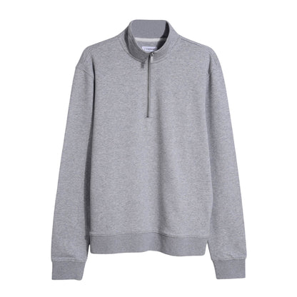 Vintage Green - Front - Farah Mens Aintree Funnel Neck Long-Sleeved Sweatshirt