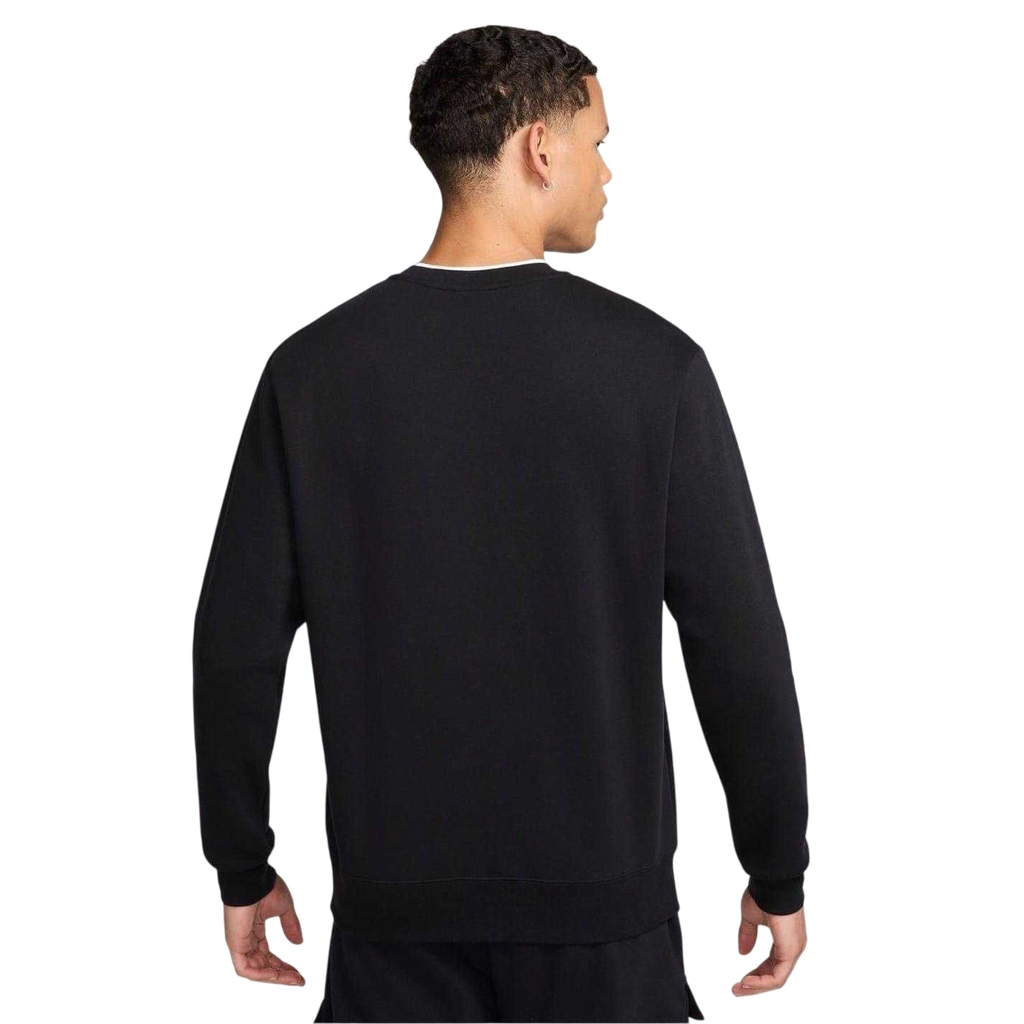 Black-Gold - Back - Nike Mens Air Crew Neck Relaxed Fit Long-Sleeved Sweatshirt