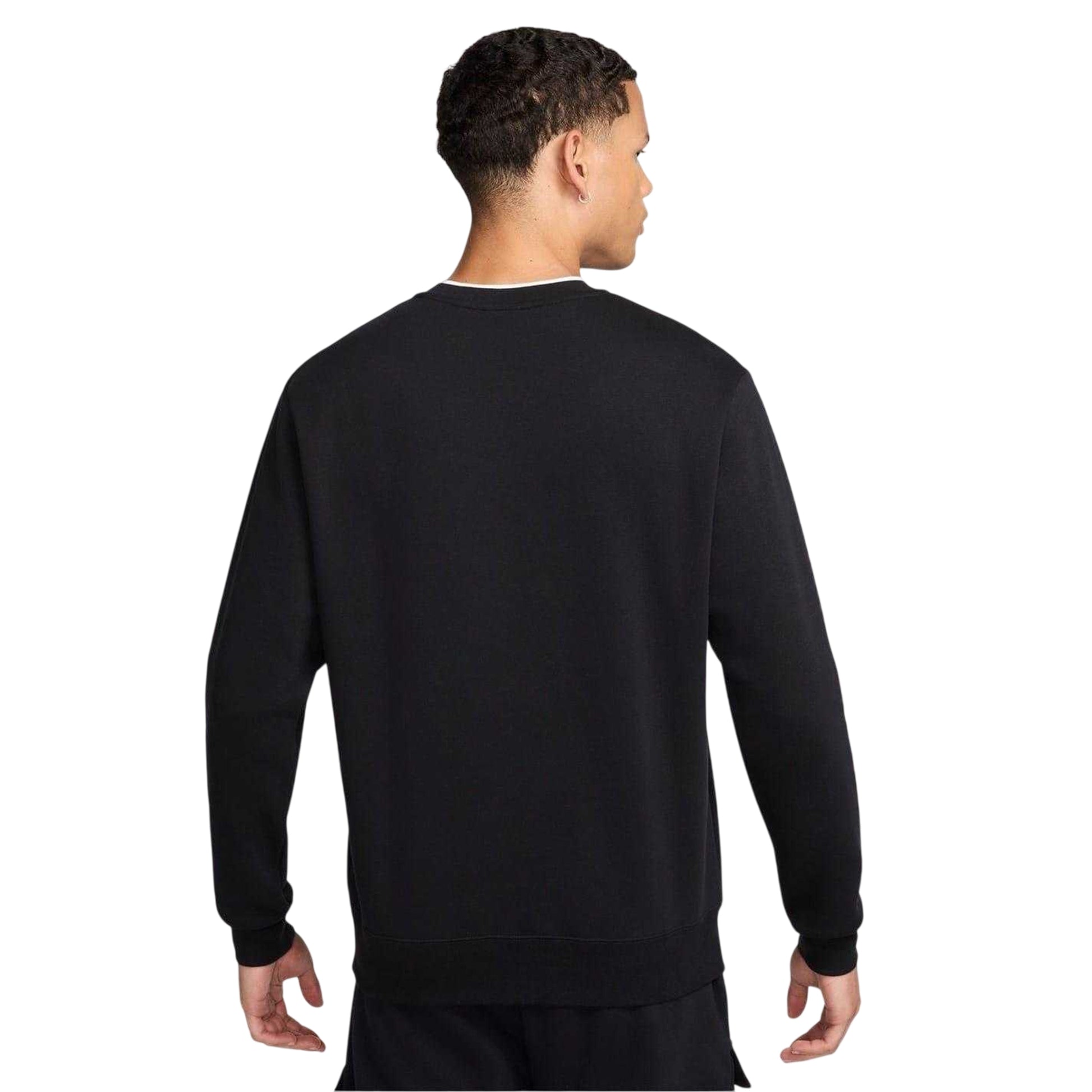 Black-Gold - Back - Nike Mens Air Crew Neck Relaxed Fit Long-Sleeved Sweatshirt