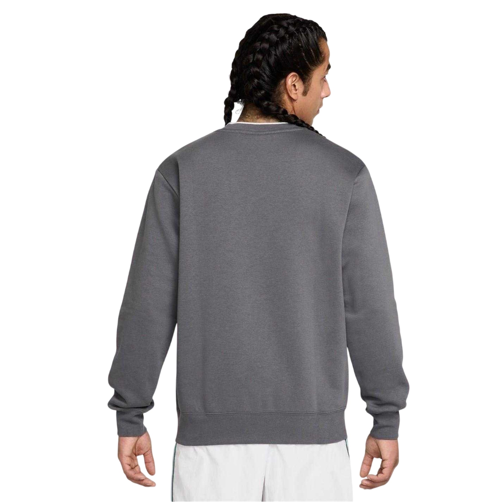 Iron Grey - Back - Nike Mens Air Crew Neck Relaxed Fit Long-Sleeved Sweatshirt