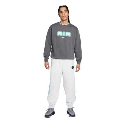 Iron Grey - Side - Nike Mens Air Crew Neck Relaxed Fit Long-Sleeved Sweatshirt