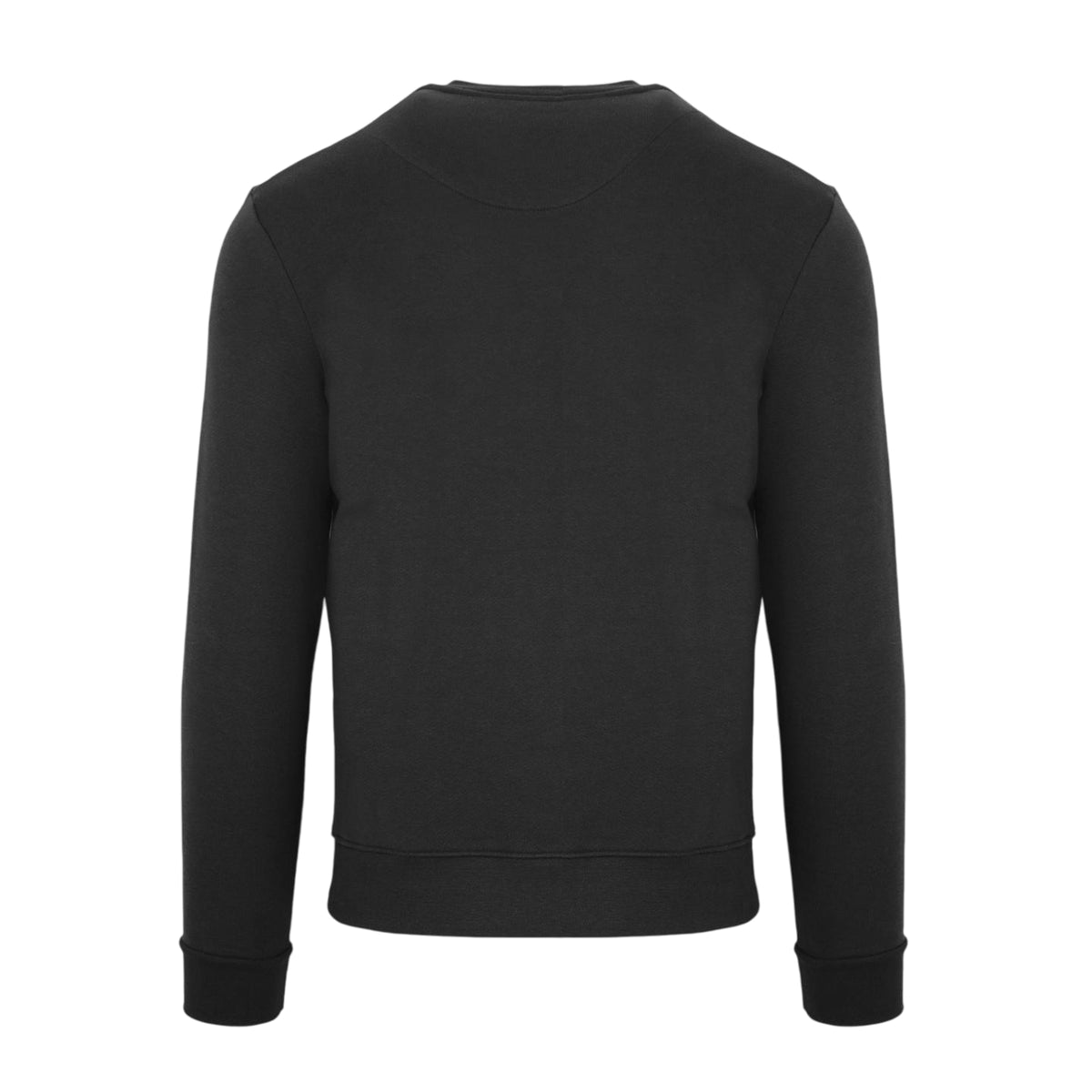 Black - Back - Aquascutum Mens Ribbed Sweatshirt