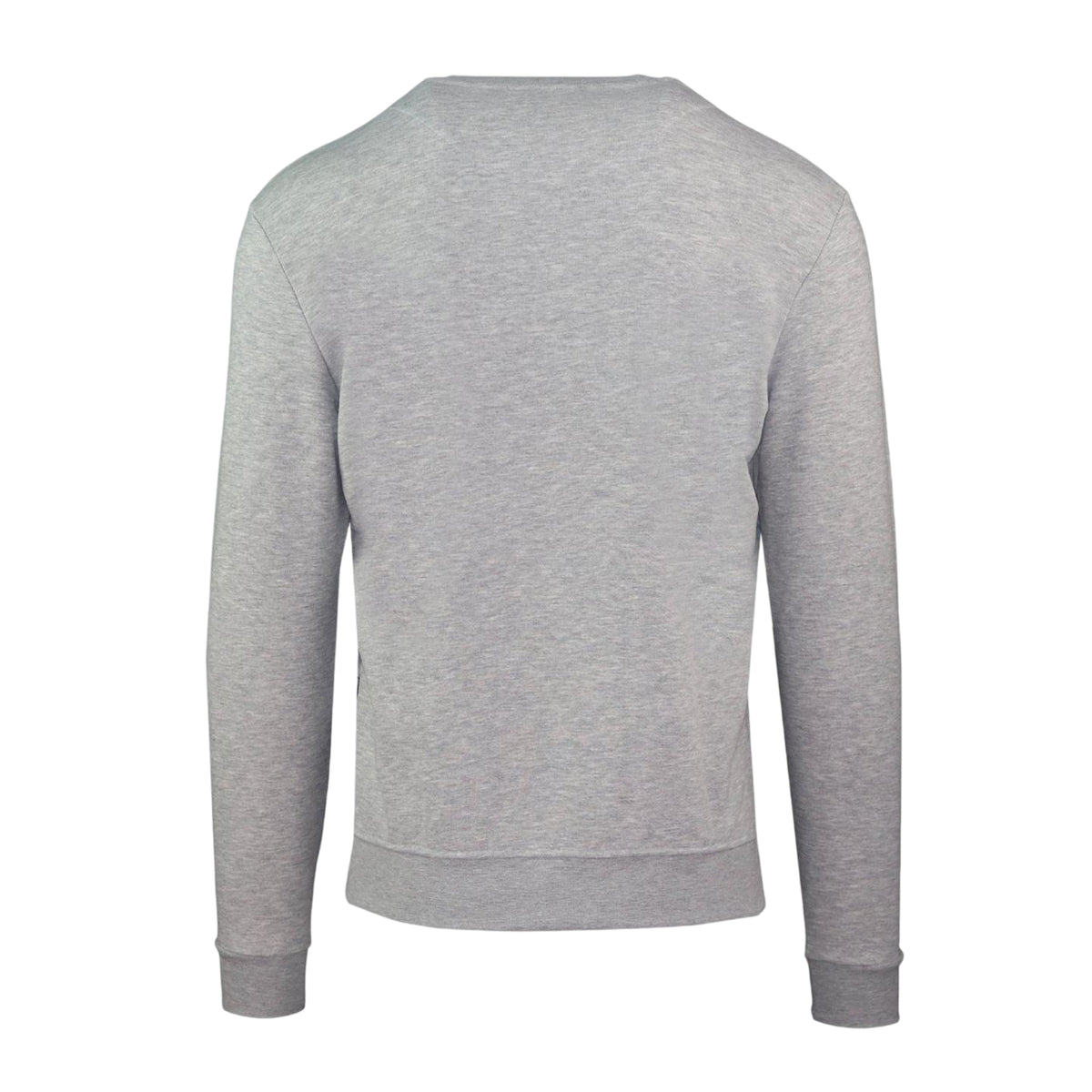 Grey - Back - Aquascutum Mens Ribbed Sweatshirt