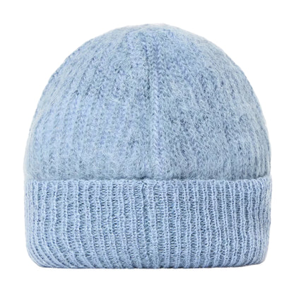 China Blue - Back - Diesel Unisex Adult Edro Mohr Wordmark Logo Beanie