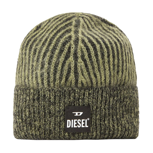 Beech - Front - Diesel Unisex Adult Edro Mohr Wordmark Logo Beanie