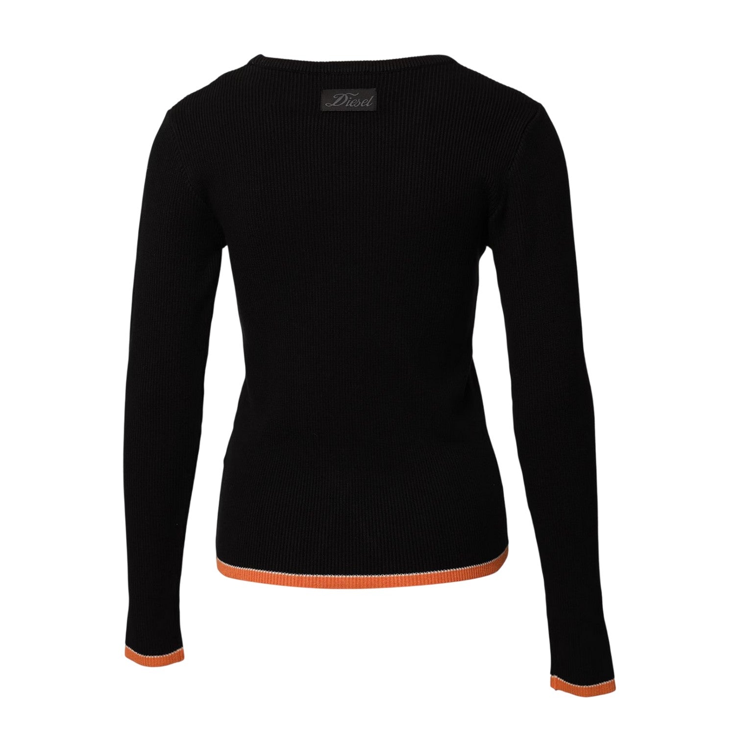 Black - Back - Diesel Womens-Ladies Arinne Slim Sweatshirt
