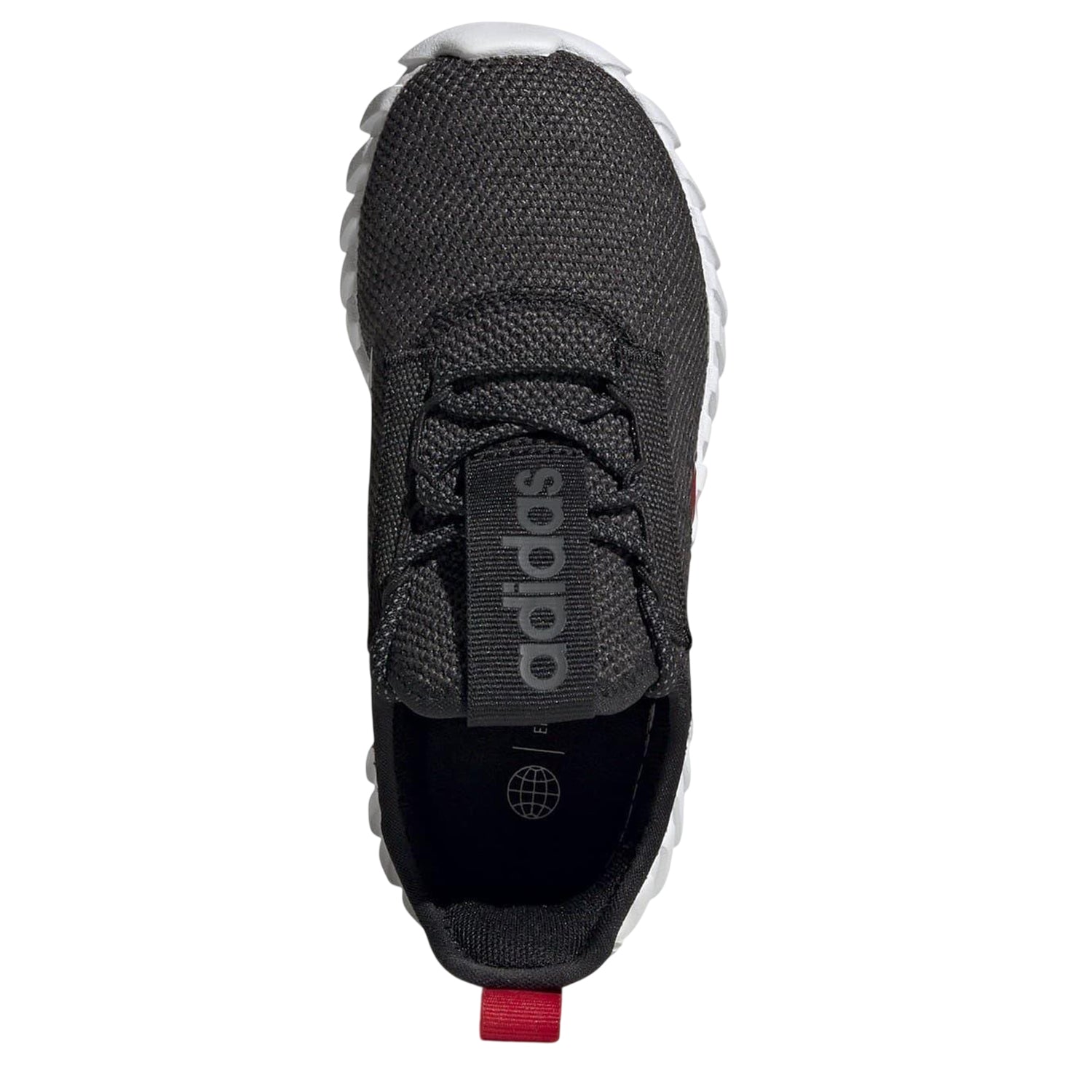 Black-Red - Lifestyle - Adidas Childrens-Kids Kaptir 2.0 Logo Trainers