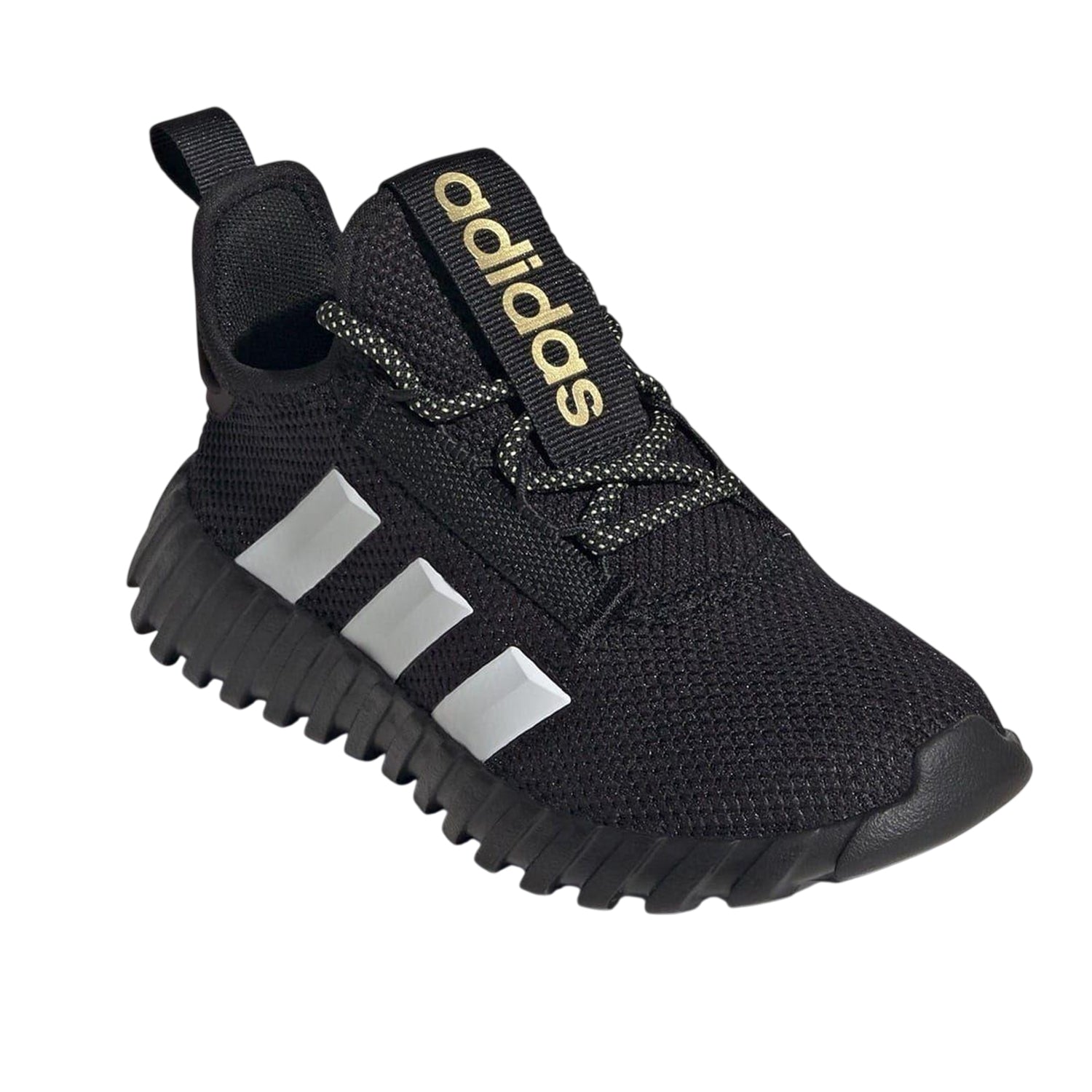 Black-White - Lifestyle - Adidas Childrens-Kids Kaptir 2.0 Logo Trainers