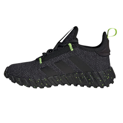 Black-Lemon - Side - Adidas Childrens-Kids Kaptir 2.0 Logo Trainers