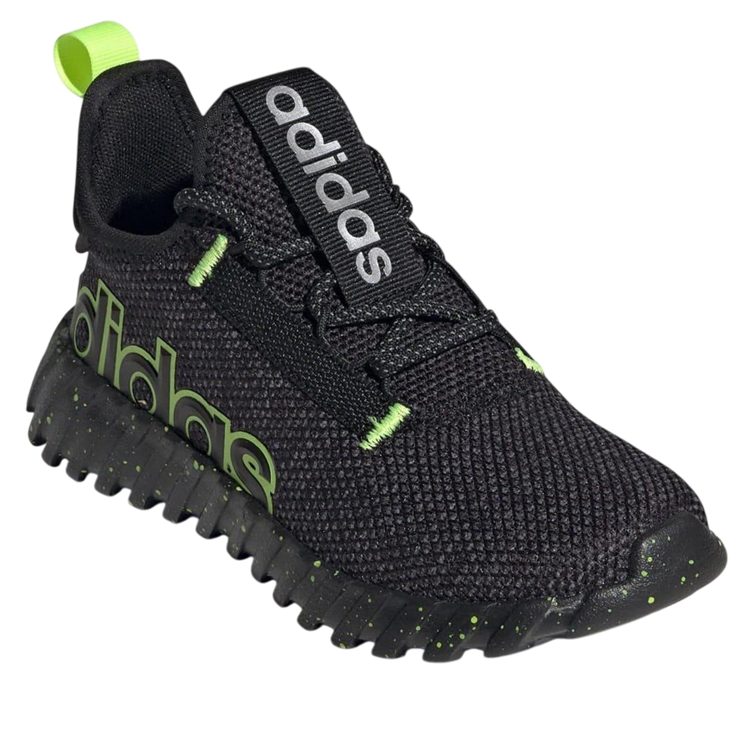 Black-Lemon - Lifestyle - Adidas Childrens-Kids Kaptir 2.0 Logo Trainers