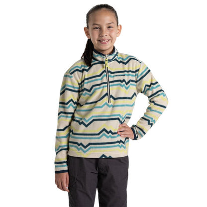 Key Lime - Front - Craghoppers Childrens-Kids Embroidered Funnel Neck Sweatshirt