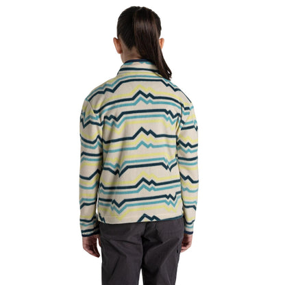 Key Lime - Back - Craghoppers Childrens-Kids Embroidered Funnel Neck Sweatshirt