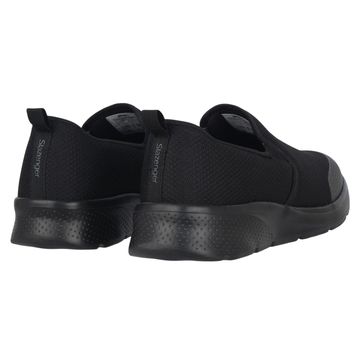 Black - Back - Slazenger Mens Zeal Slip-on Shoes