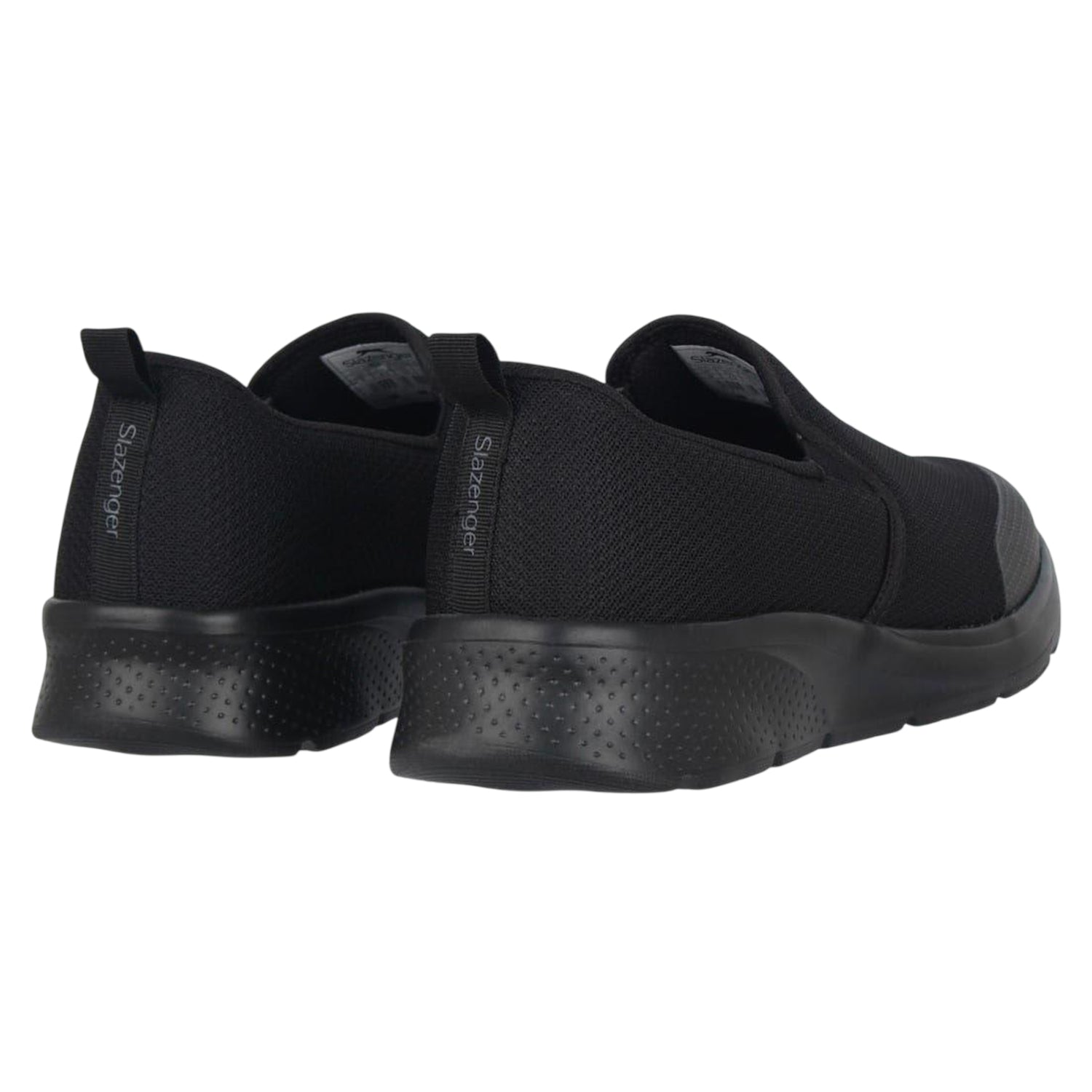 Black - Back - Slazenger Mens Zeal Slip-on Shoes