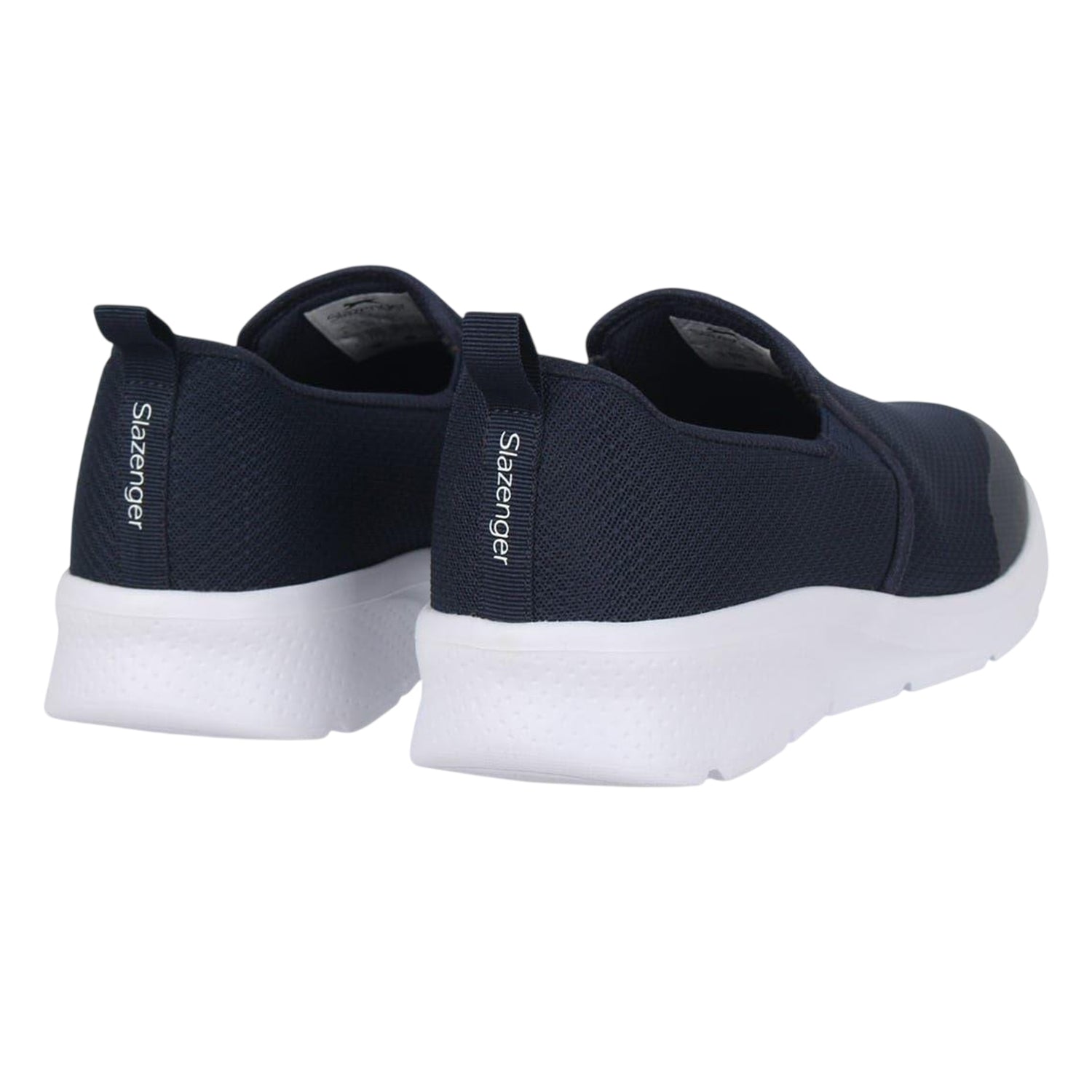 Navy - Back - Slazenger Mens Zeal Slip-on Shoes