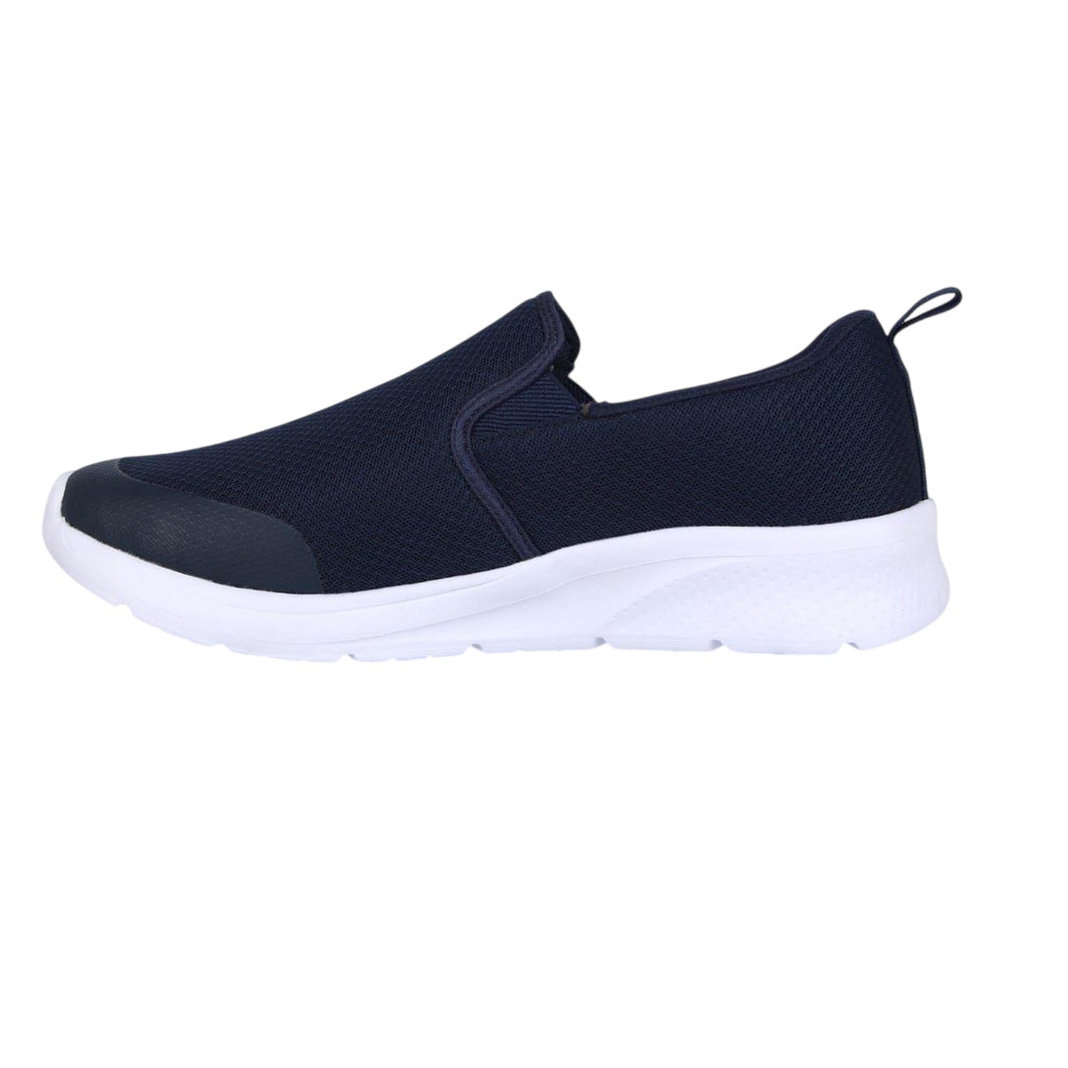 Navy - Side - Slazenger Mens Zeal Slip-on Shoes