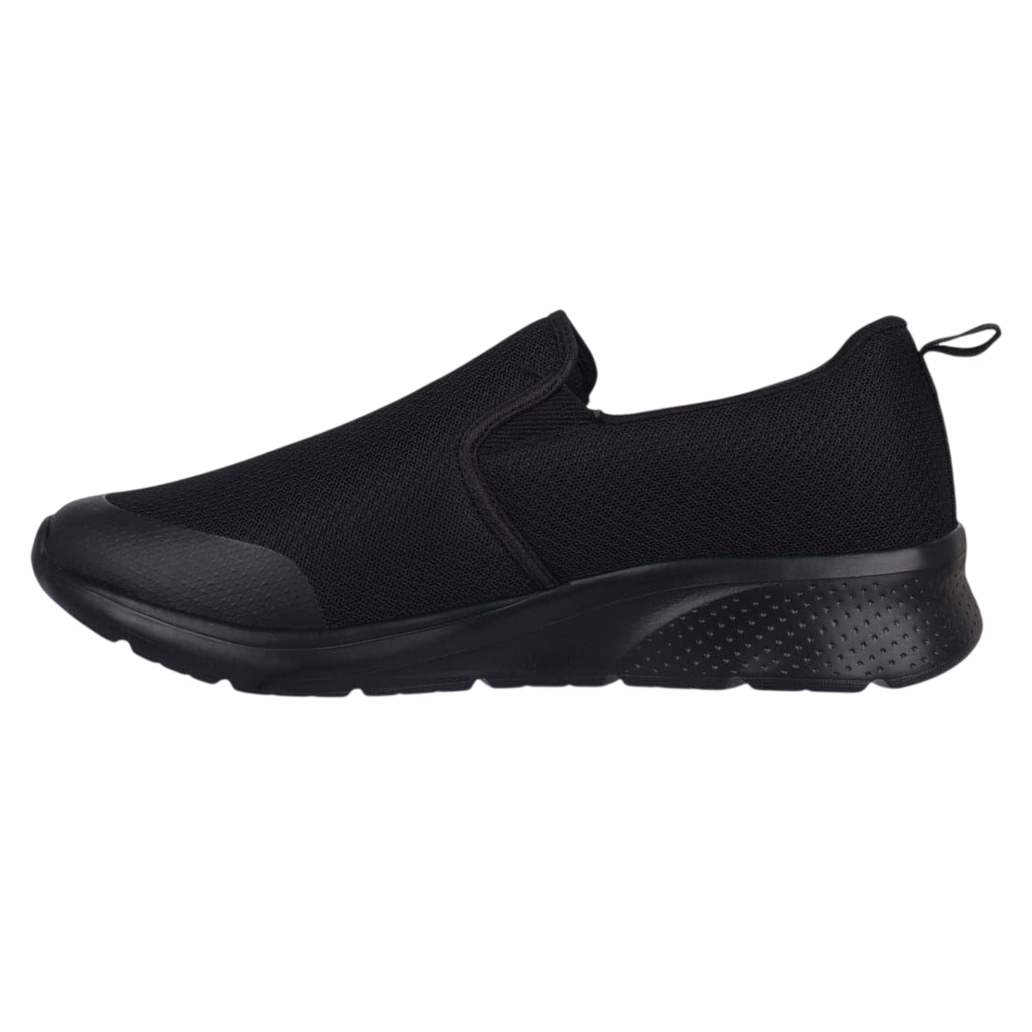 Black - Side - Slazenger Mens Zeal Slip-on Shoes