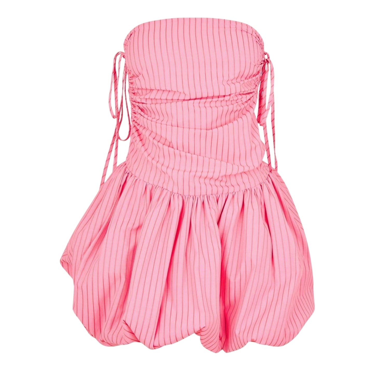Pink - Front - AmyLynn Womens-Ladies Fitted Mini Dress