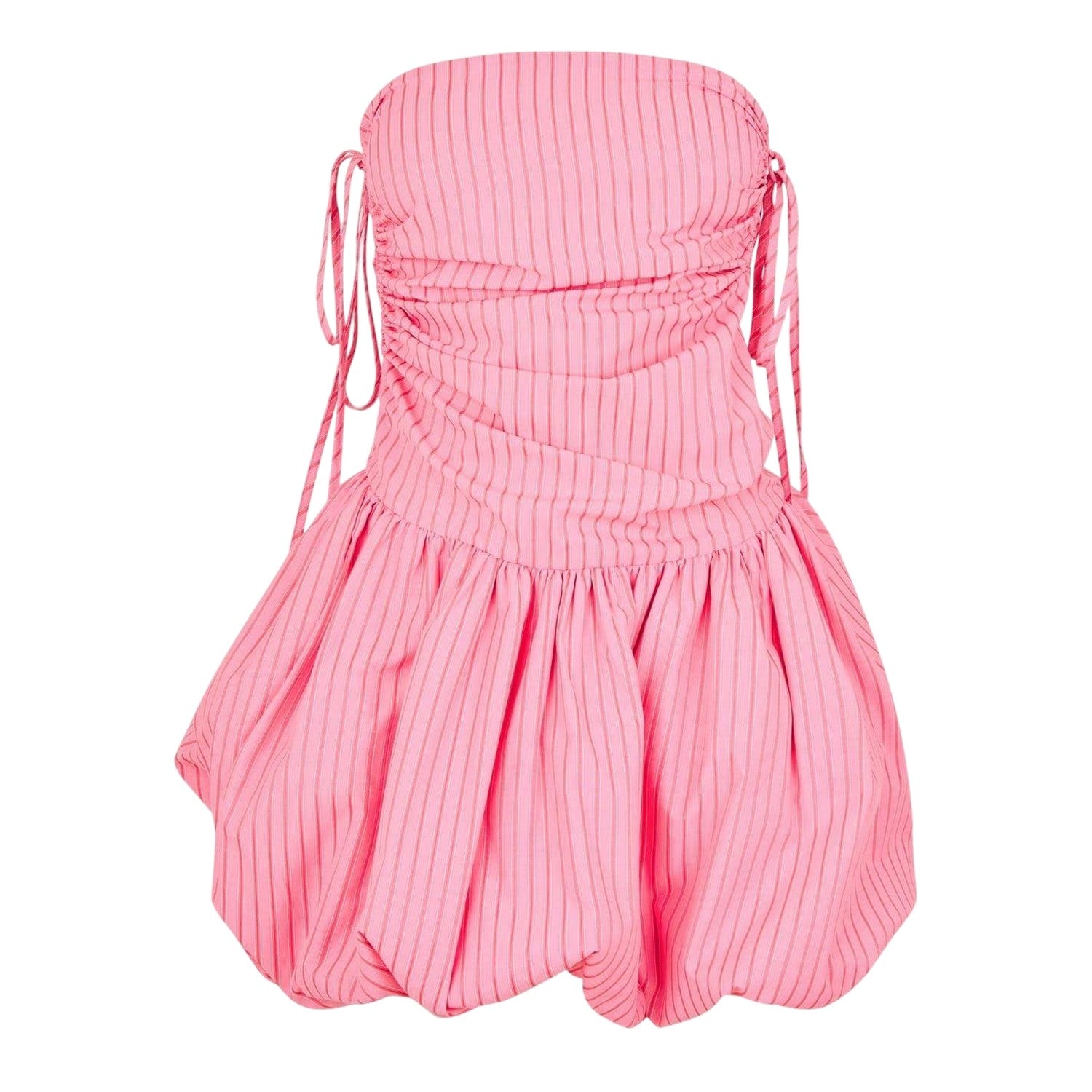 Pink - Front - AmyLynn Womens-Ladies Fitted Mini Dress