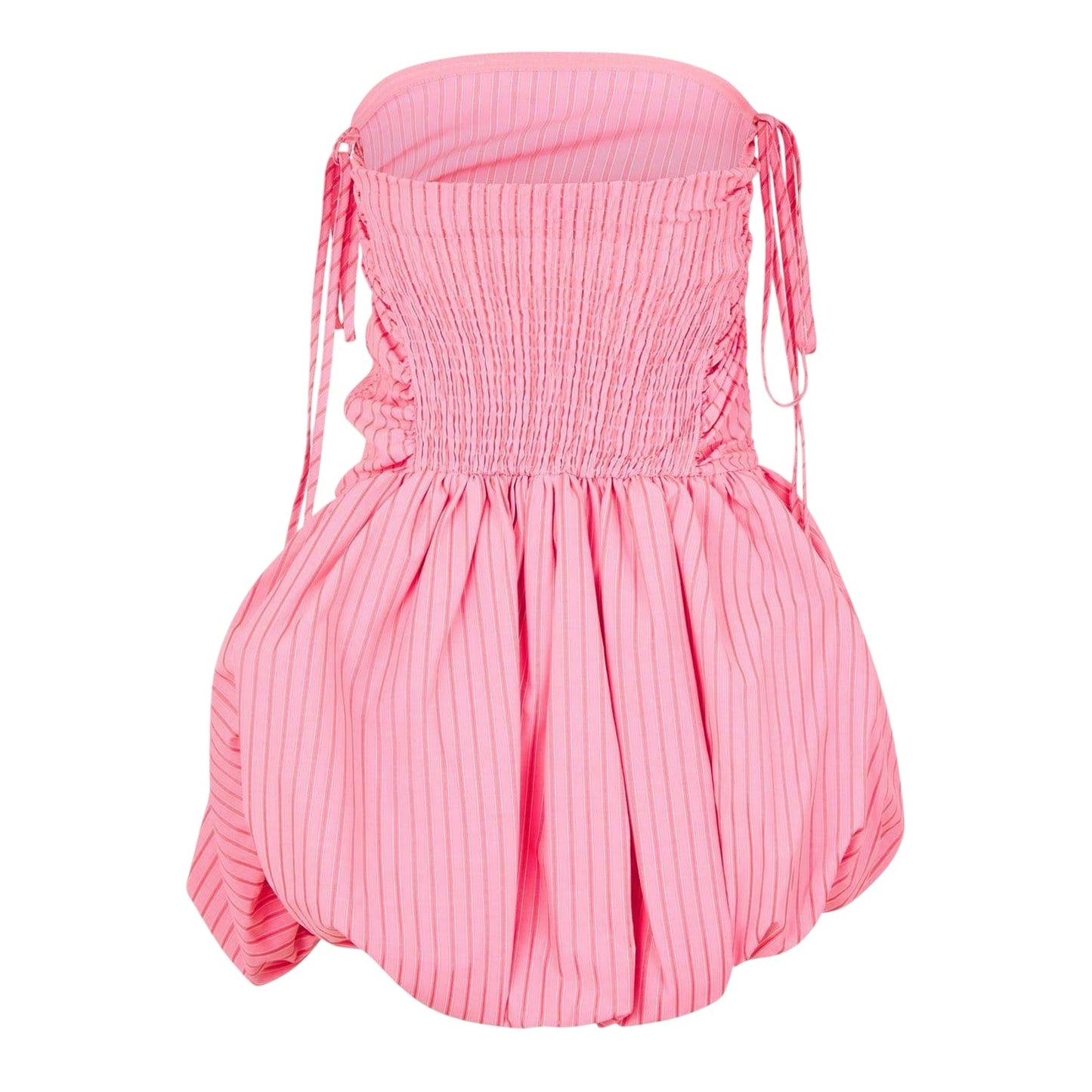 Pink - Back - AmyLynn Womens-Ladies Fitted Mini Dress