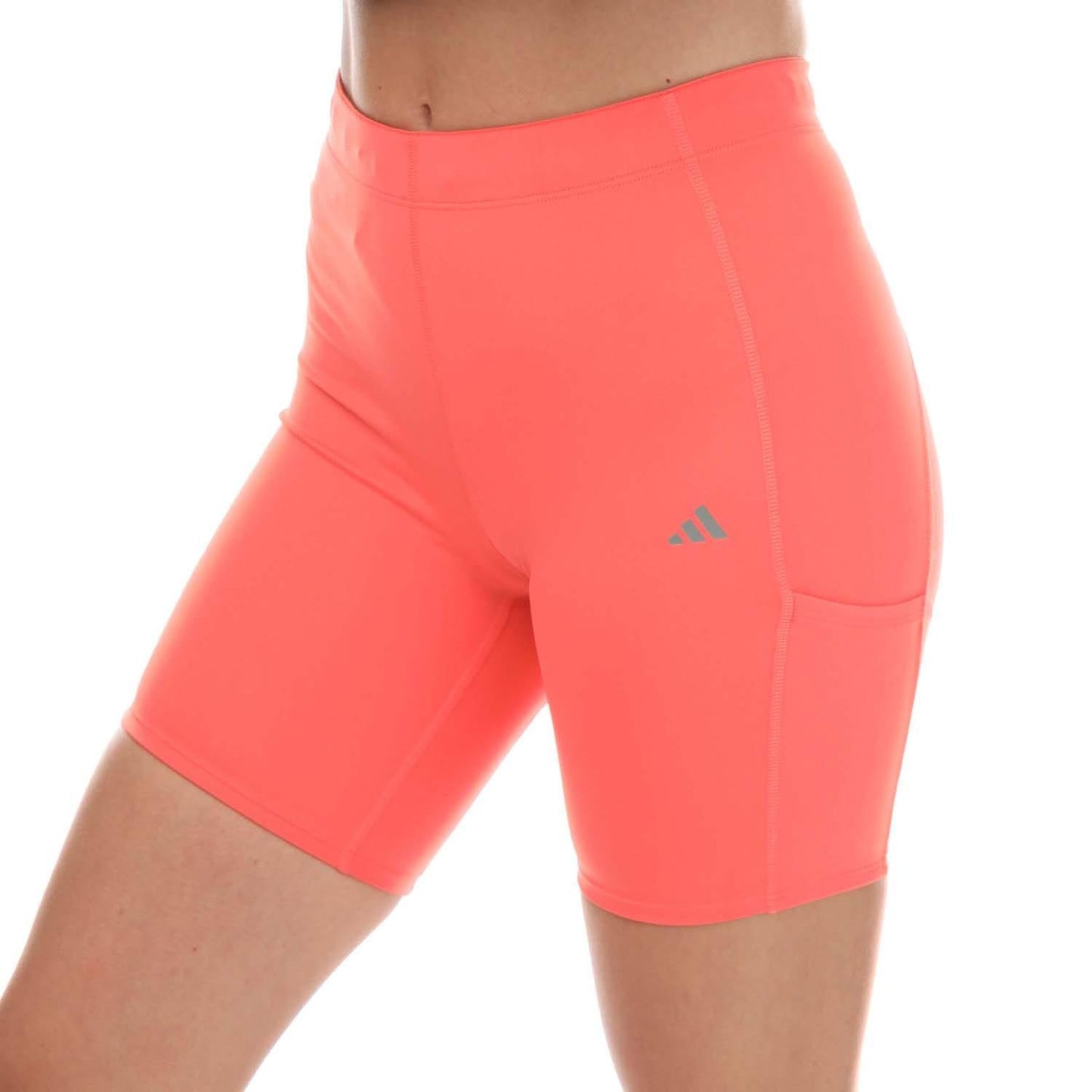 Pink - Front - Adidas Womens-Ladies Fast Heat.Rdy Technology Shorts