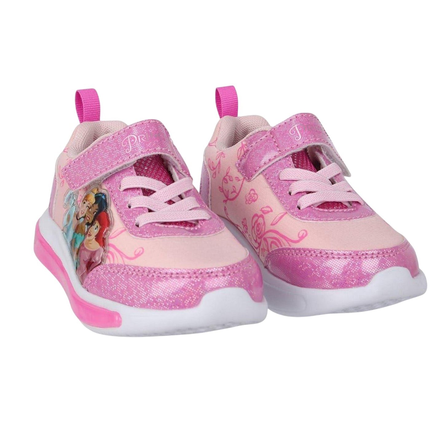 Pink - Lifestyle - Disney Princess Baby Girls Light Up Trainers