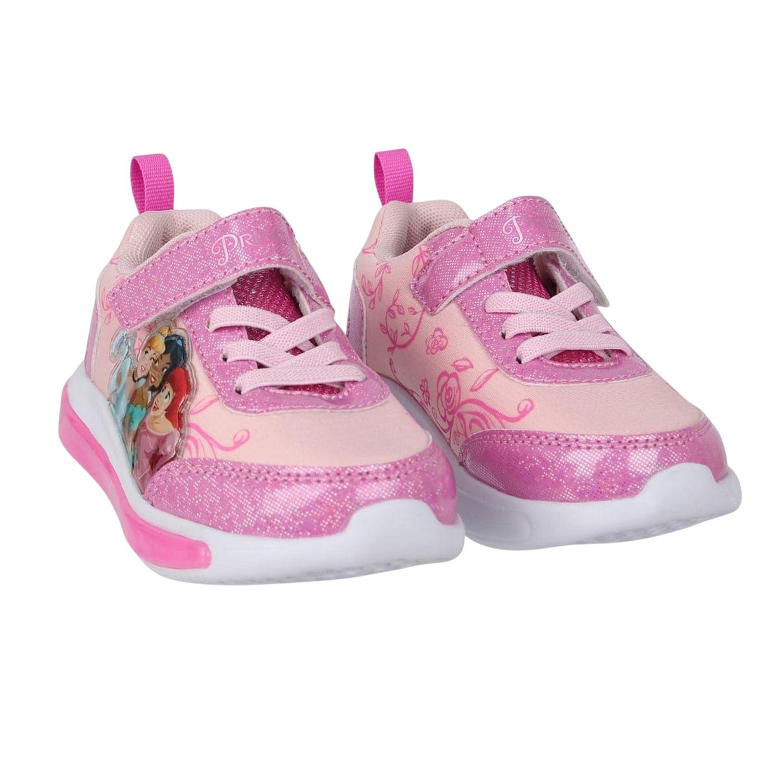 Pink - Lifestyle - Disney Princess Baby Girls Light Up Trainers