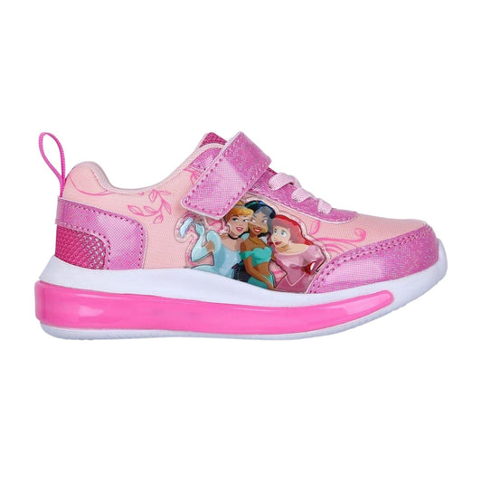 Pink - Front - Disney Princess Baby Girls Light Up Trainers