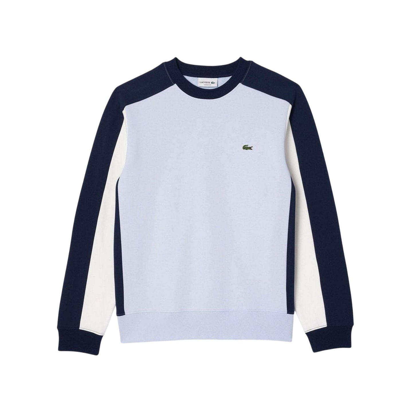 Multicoloured - Front - Lacoste Mens Colour Block Raglan Sweatshirt