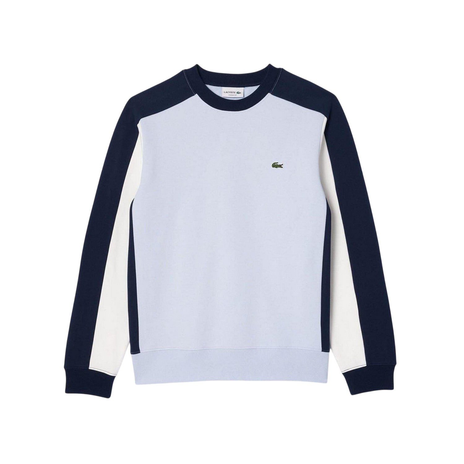 Multicoloured - Front - Lacoste Mens Colour Block Raglan Sweatshirt