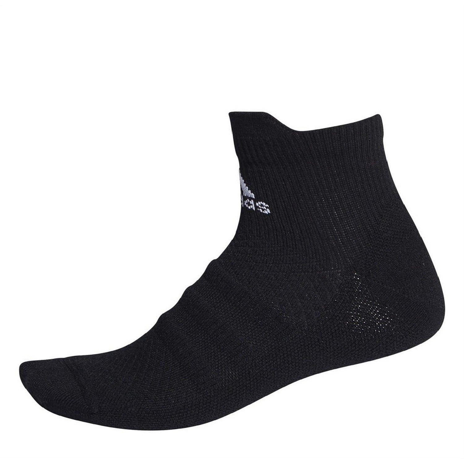 Black - Back - Adidas Unisex Adult Logo Ankle Socks