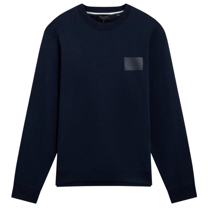 Navy - Front - Ted Baker Mens Cotton Sweatshirt