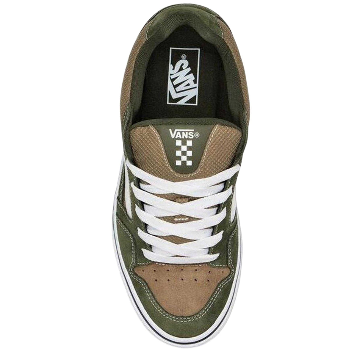 Grape Leaf - Back - Vans Mens Calderone Suede Trainers