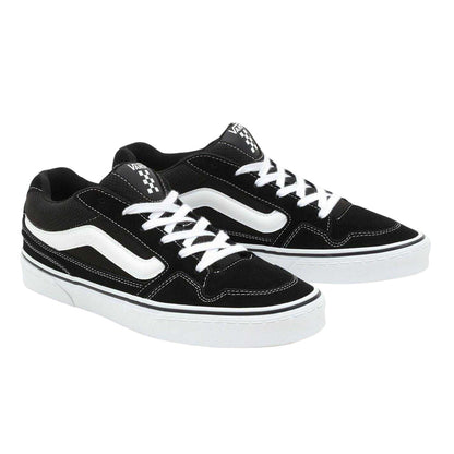 Black-White - Lifestyle - Vans Mens Calderone Suede Trainers